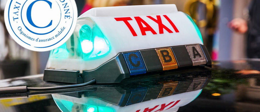 photo d'un lumineux de taxi